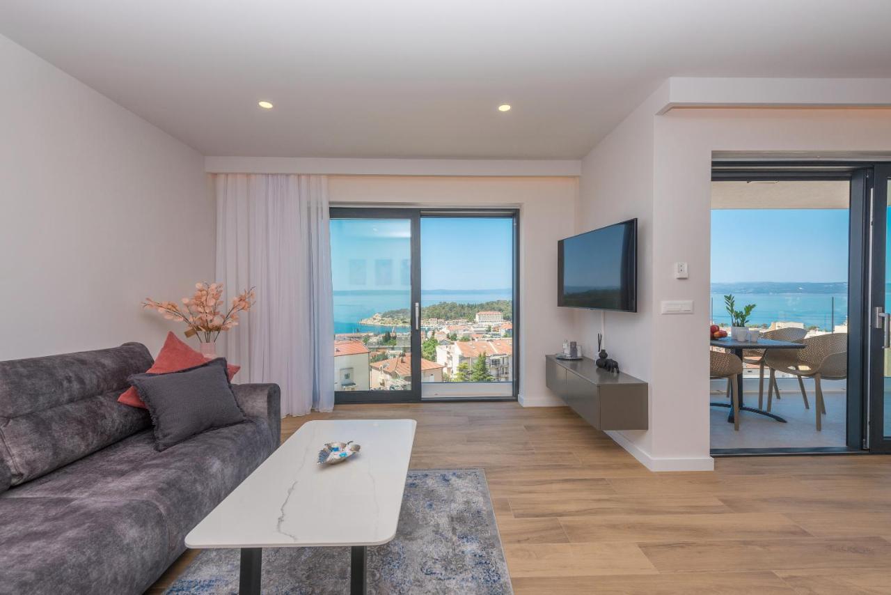 מאקרסקה Luxury Adria Sea & City View Apartment מראה חיצוני תמונה