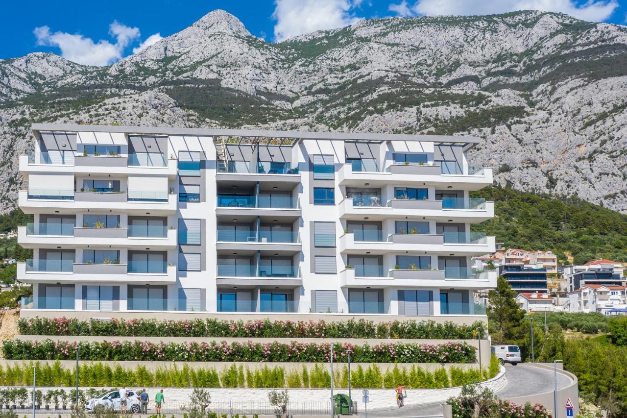 מאקרסקה Luxury Adria Sea & City View Apartment מראה חיצוני תמונה