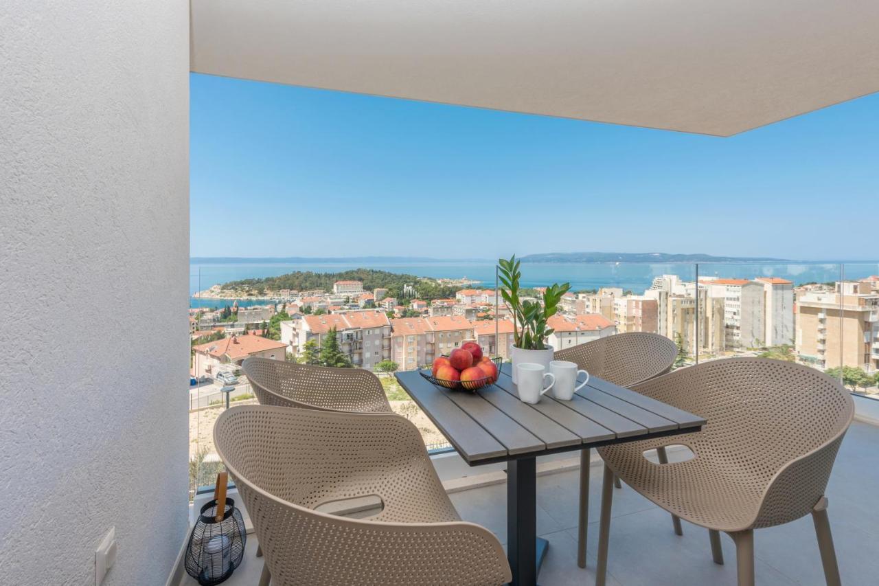 מאקרסקה Luxury Adria Sea & City View Apartment מראה חיצוני תמונה